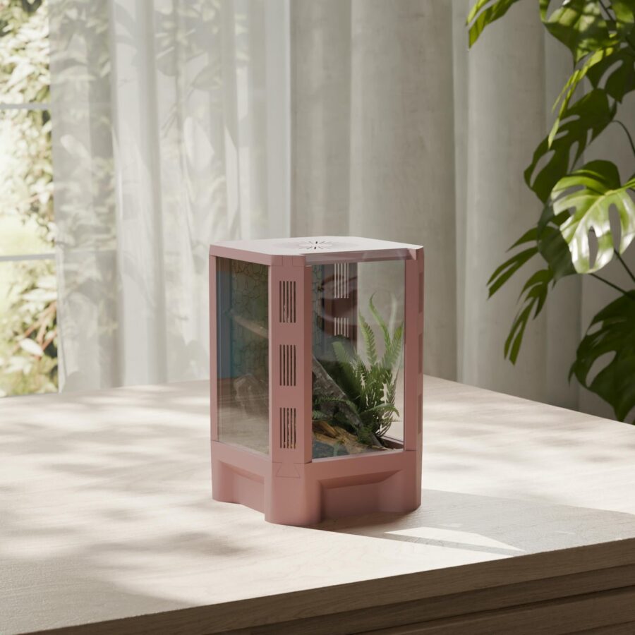 Terrarium Terradise 10x10x15cm - Terracotta. Nowoczesne, designerskie Terrarium.